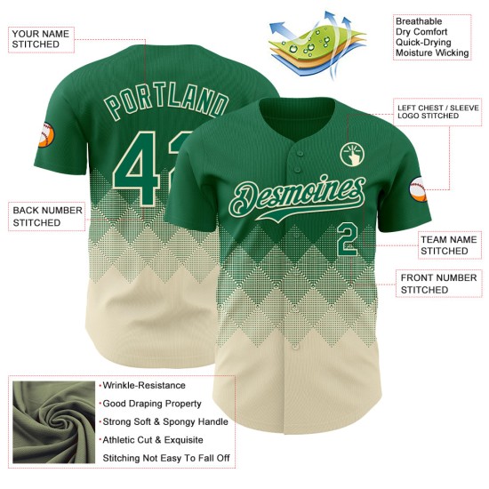 Texas Green Fashion Pinstripe